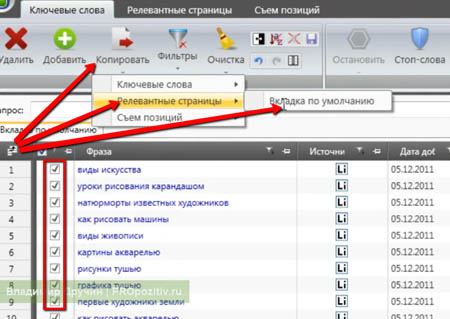 релевантные страницы